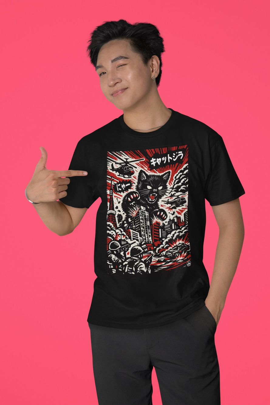 Kaiju Cat T Shirt